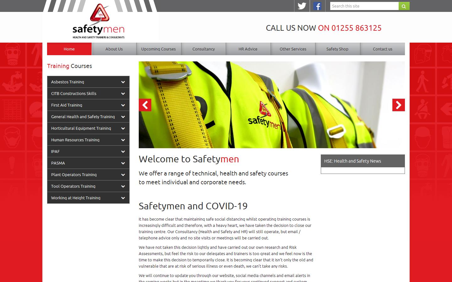 Safetymen Website