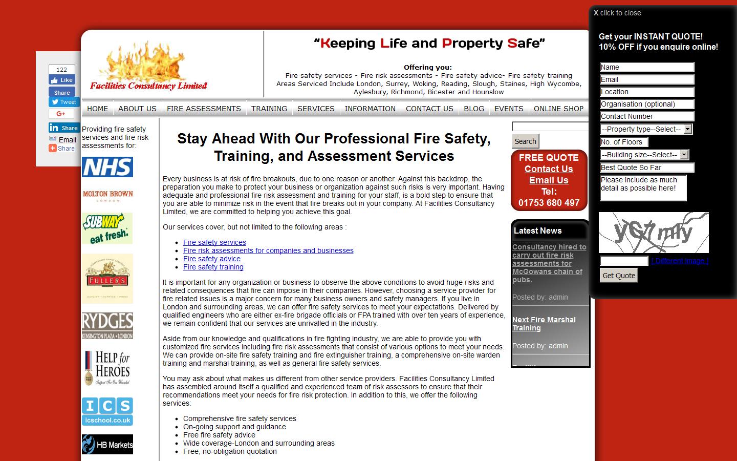 Facilities Consultancy Limited Website