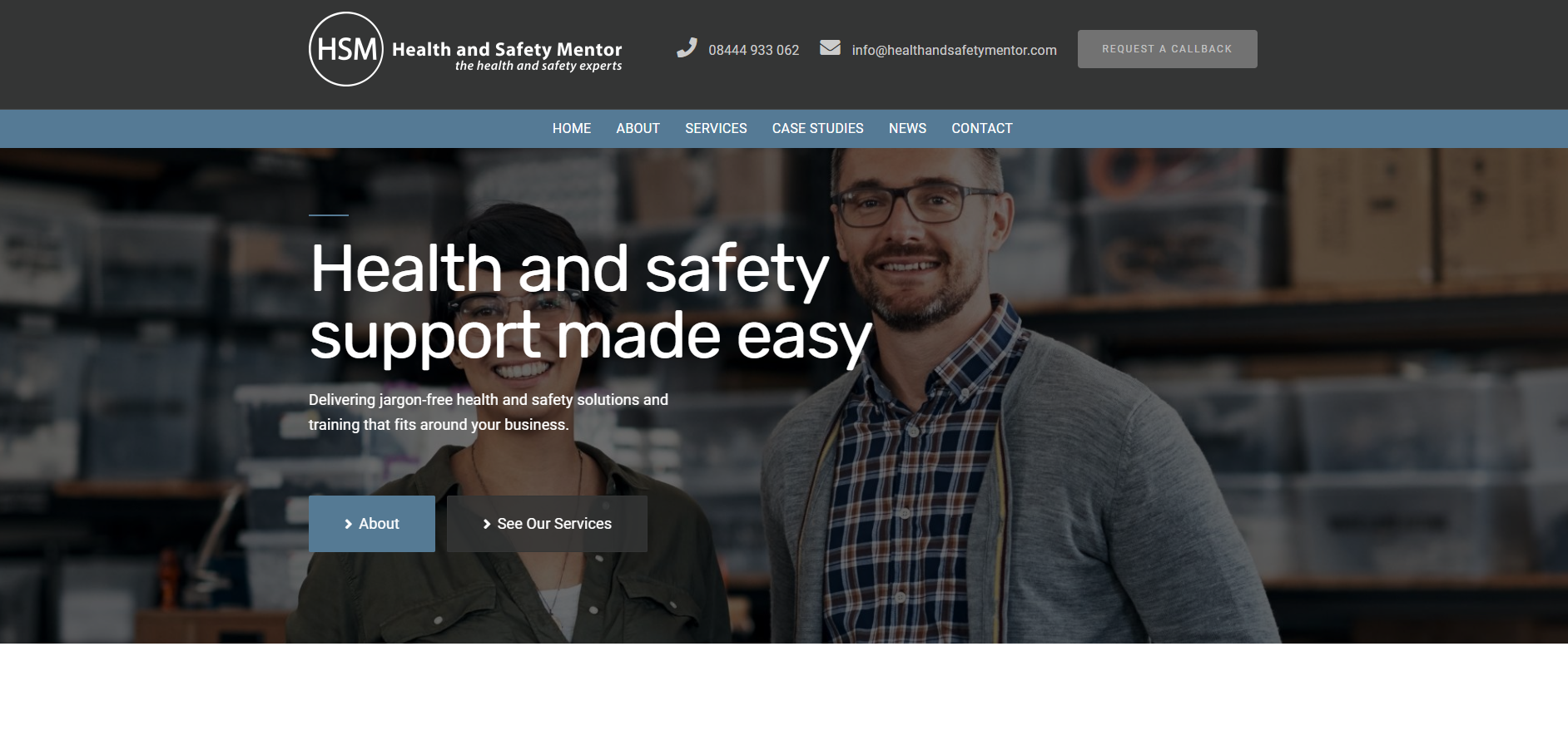 Health and Safety Mentor Website