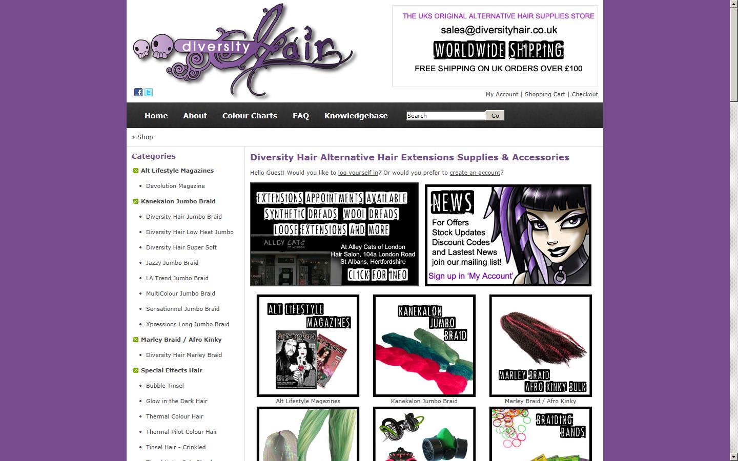 Diversity Hair Website