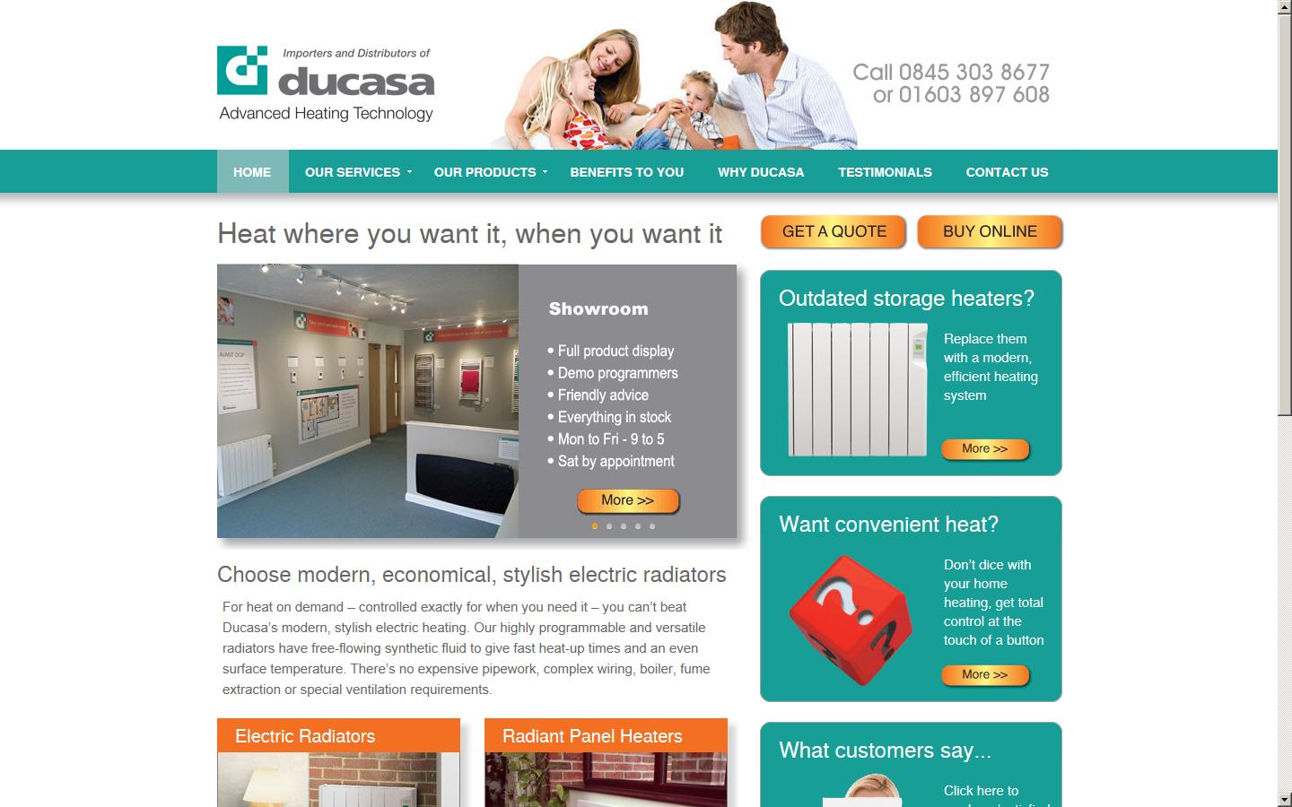 Heattend Products Ltd Website