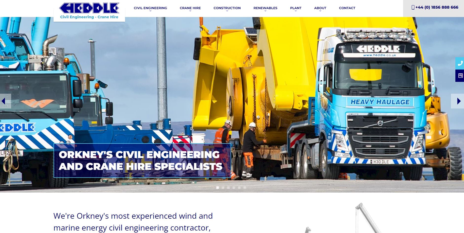 Heddle Construction Website