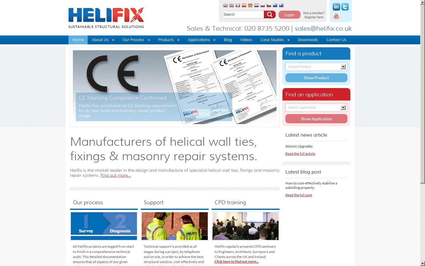 Helifix Website