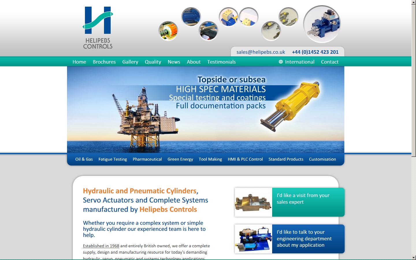 Helipebs Controls Limited  Website