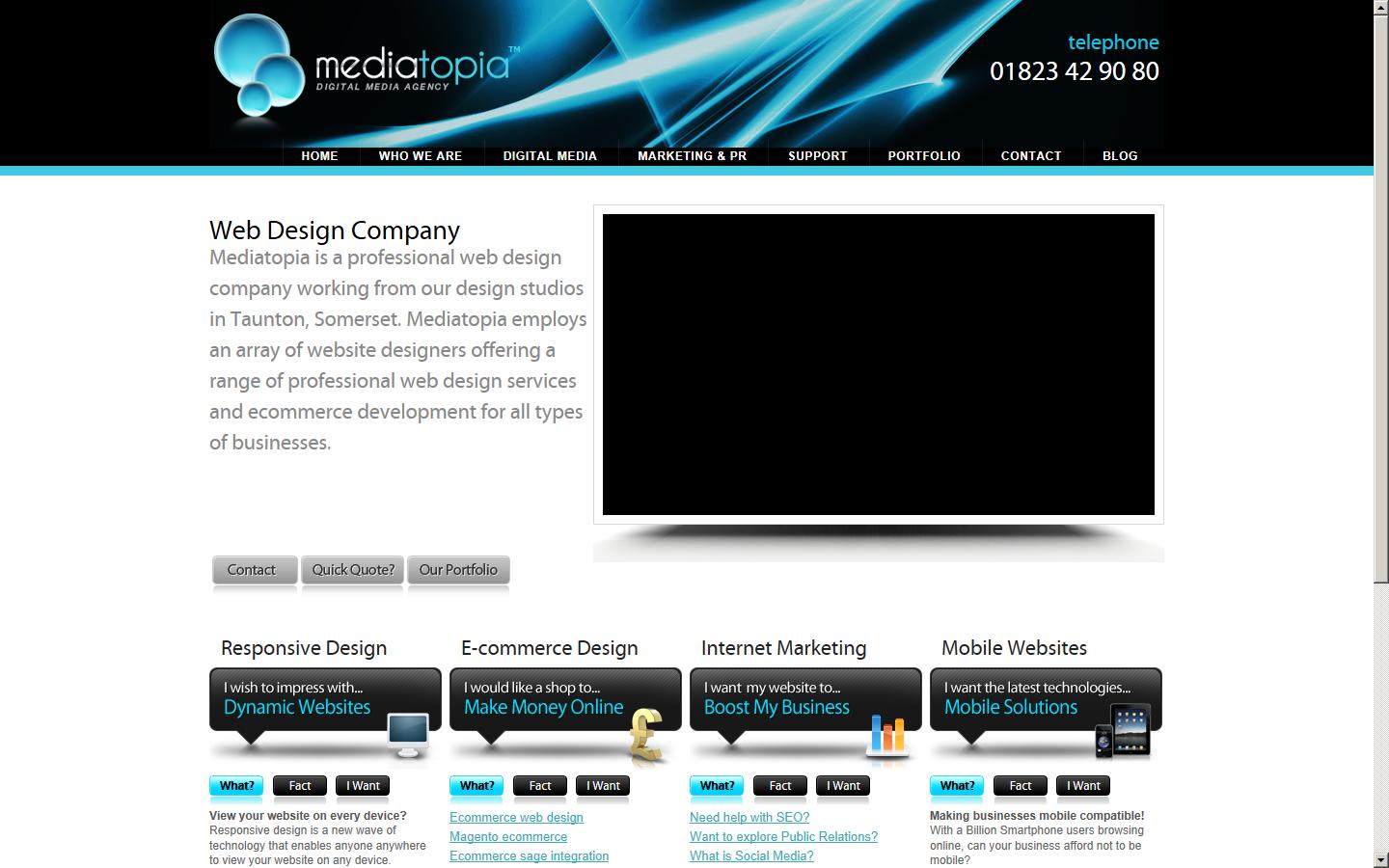 Mediatopia Solutions Limited Website