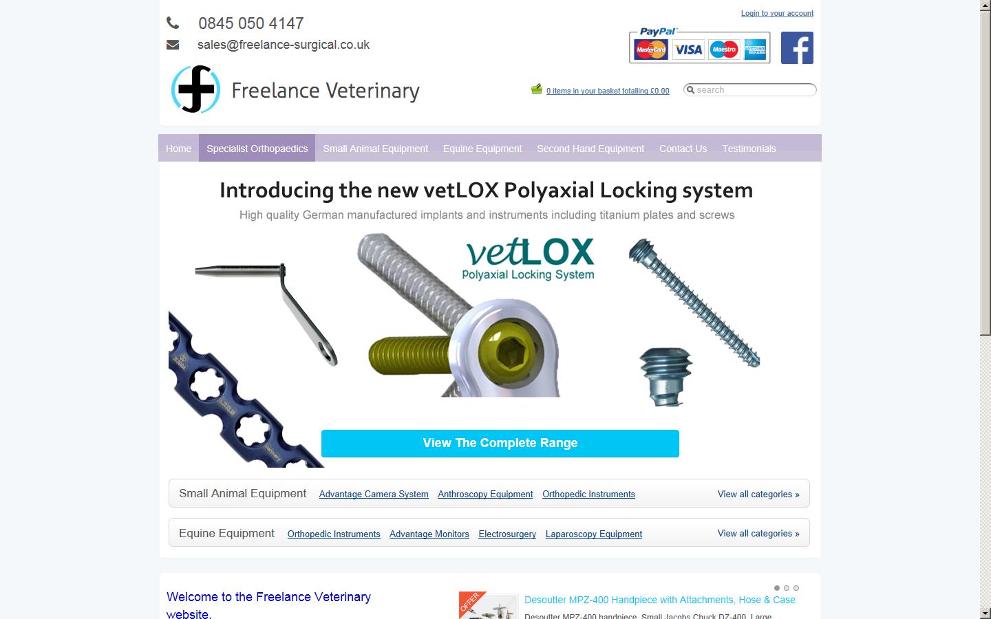 Freelance Surgical Website