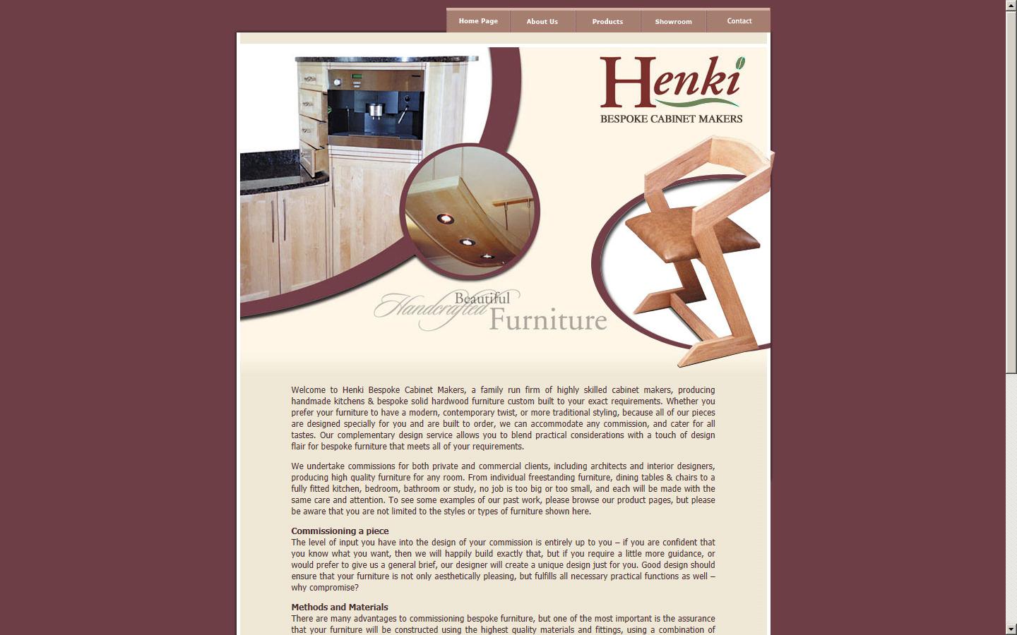 Henki Furniture Website