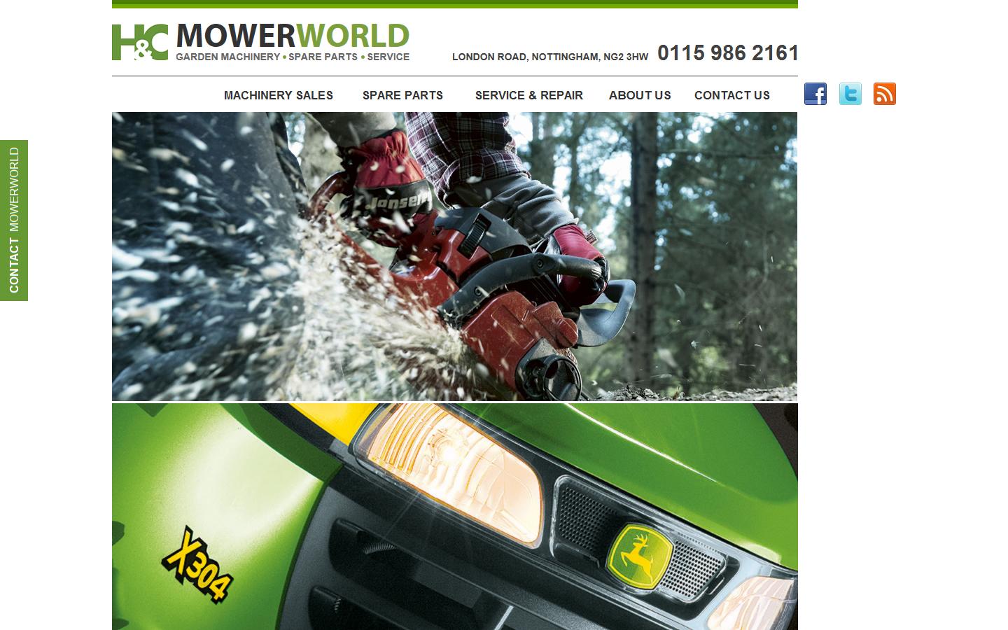 Mower World Website
