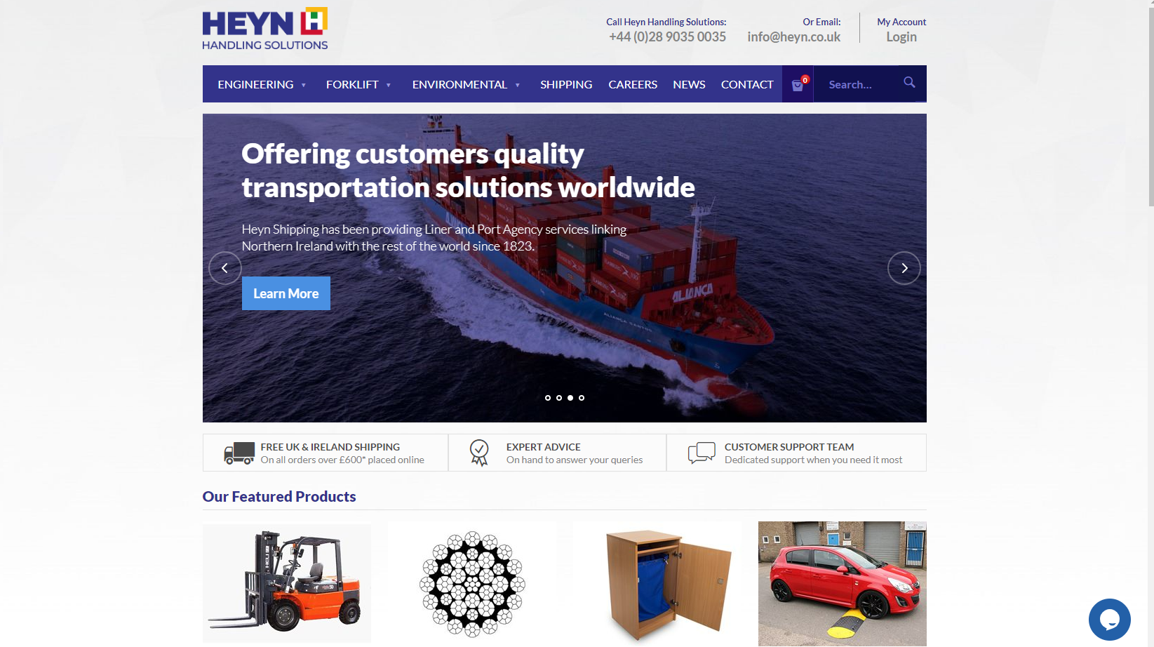 Heyn Group Ltd Website