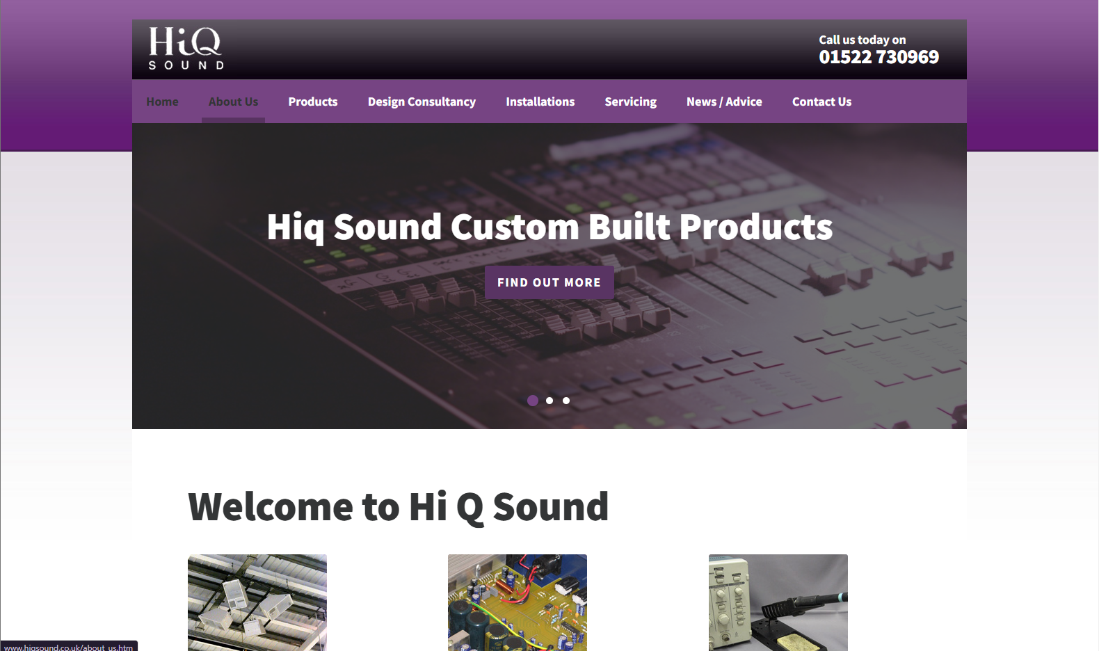 Hi Q Sound  Website