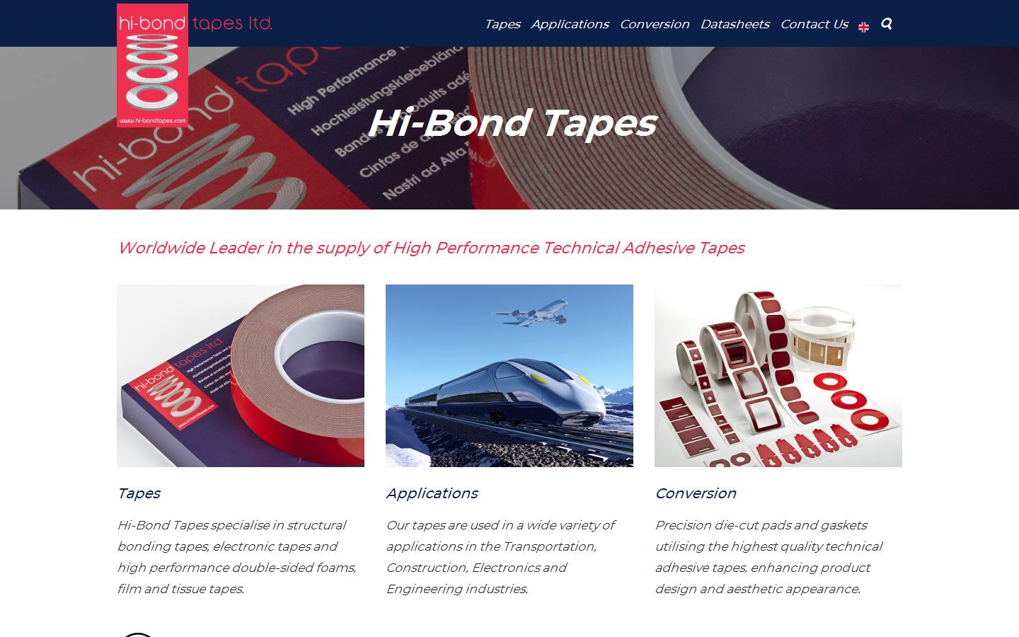 Hi-Bond Tapes Ltd Website
