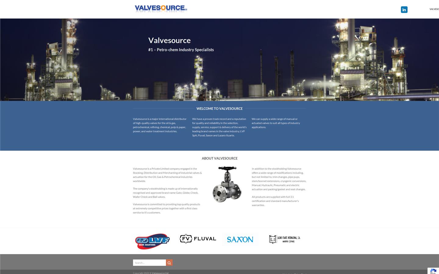 Valvesource Ltd  Website