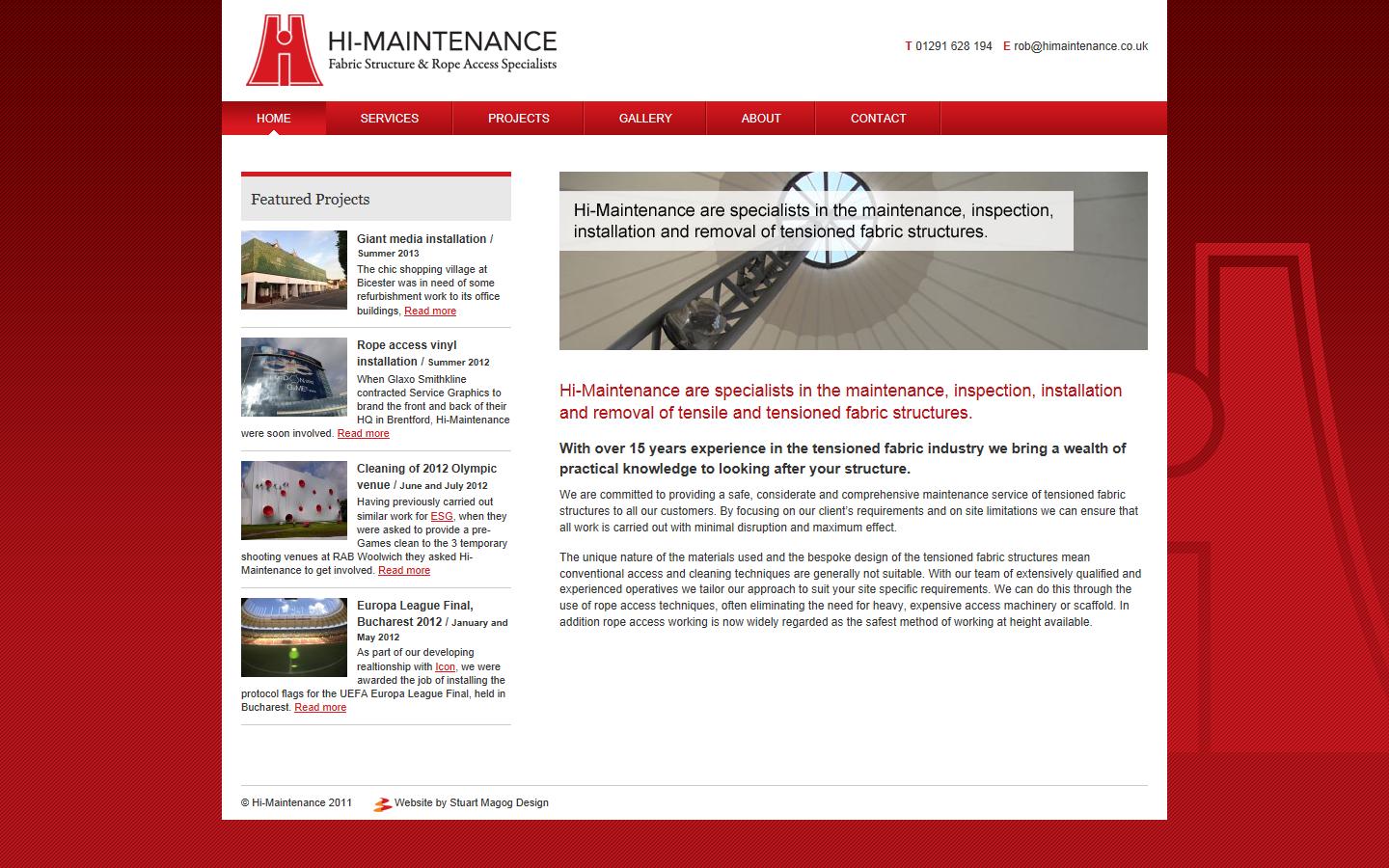 Hi-Maintenance Ltd Website