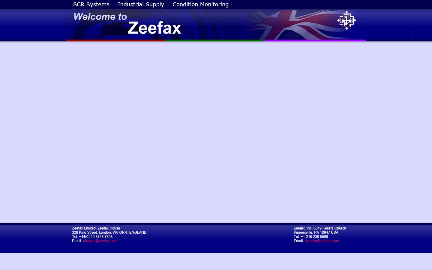 Zeefax Ltd Website