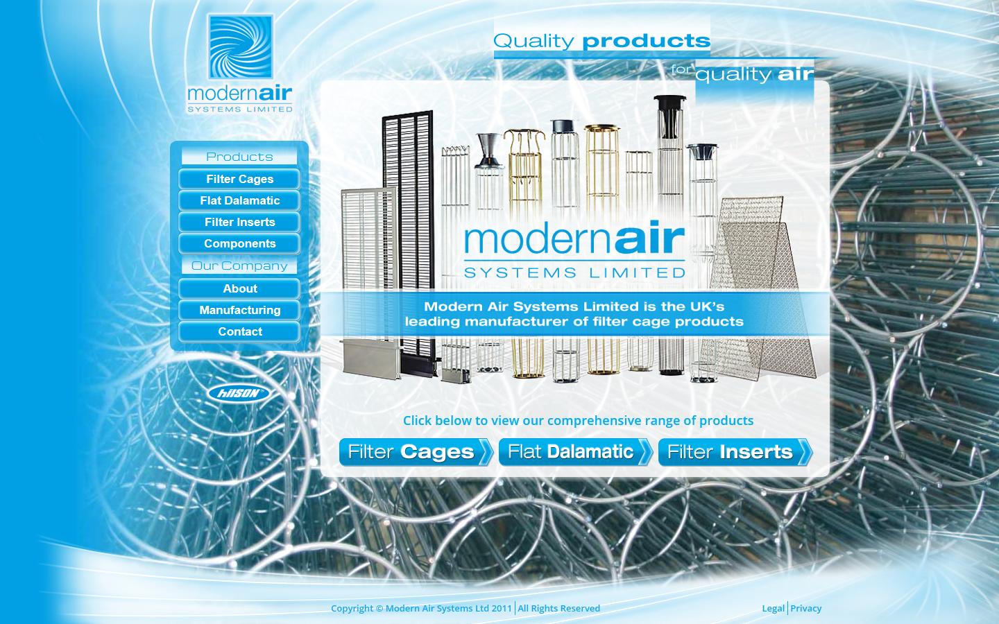 Hilson Filtration Products Ltd Website