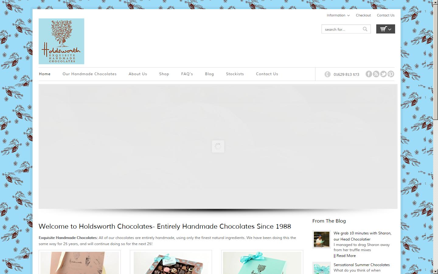 Holdsworth Chocolates Website