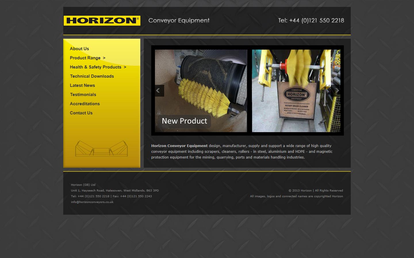 Horizon Conveyor Equipment Website