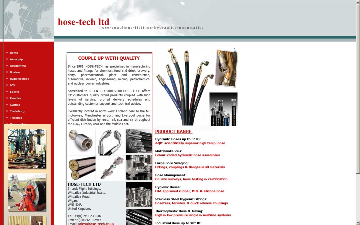 HOSE-TECH LTD Website