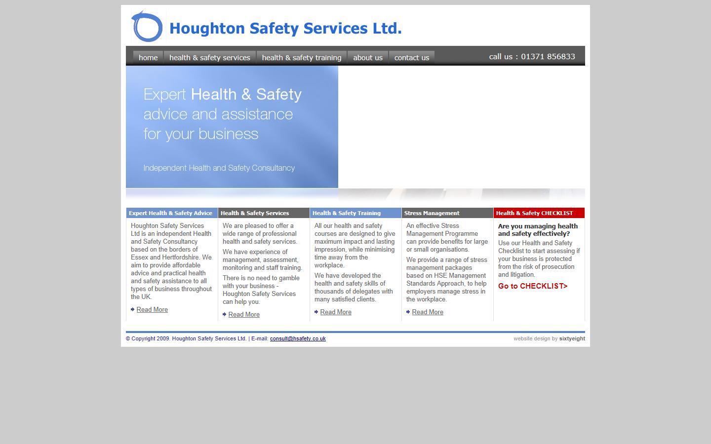 Houghton Safety Services Ltd Website