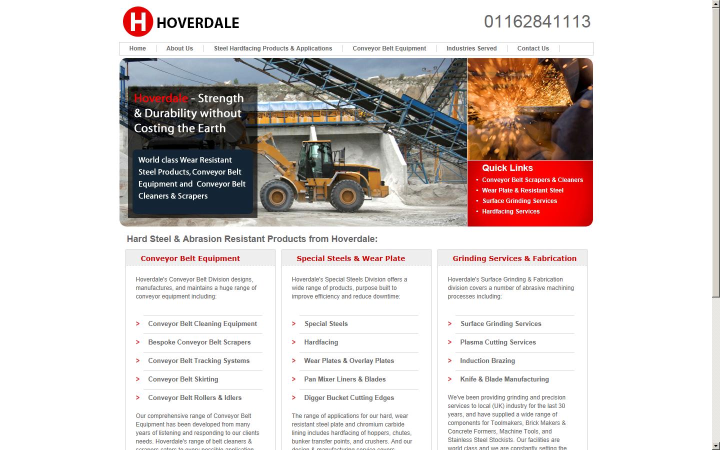 Hoverdale UK Ltd Website