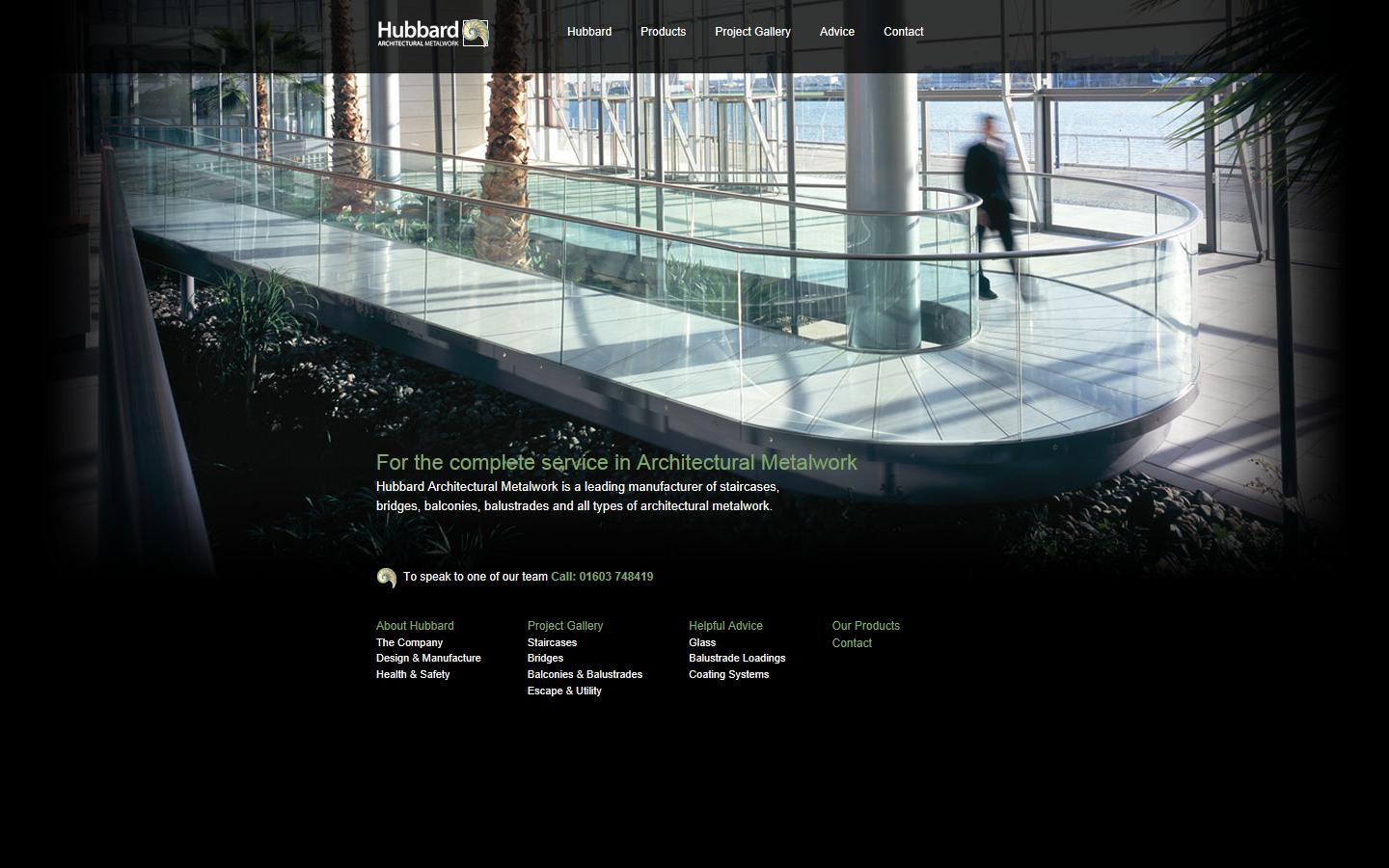 Hubbard Architectural Metalwork  Website
