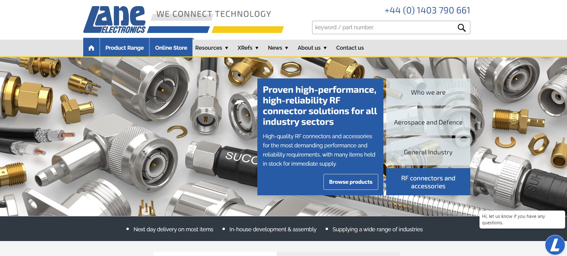 FC Lane Electronics Ltd Website