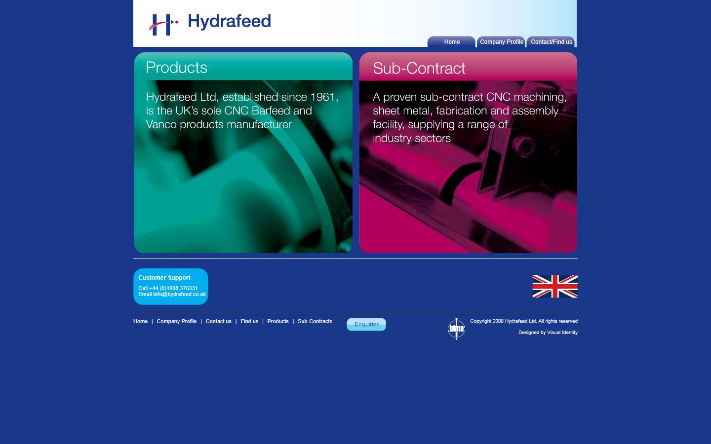 Hydrafeed Ltd Website