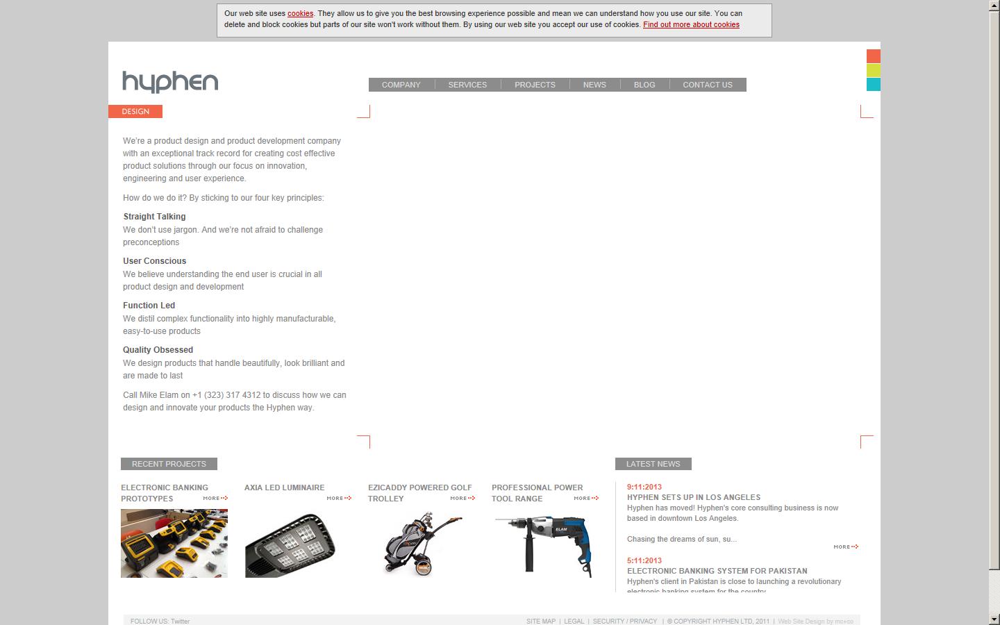 Hyphen Design Ltd Website