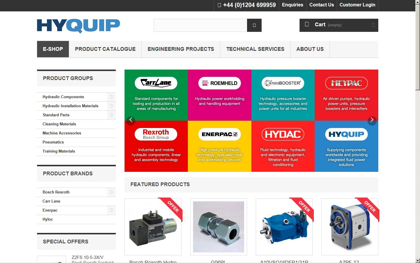Hyquip Limited  Website