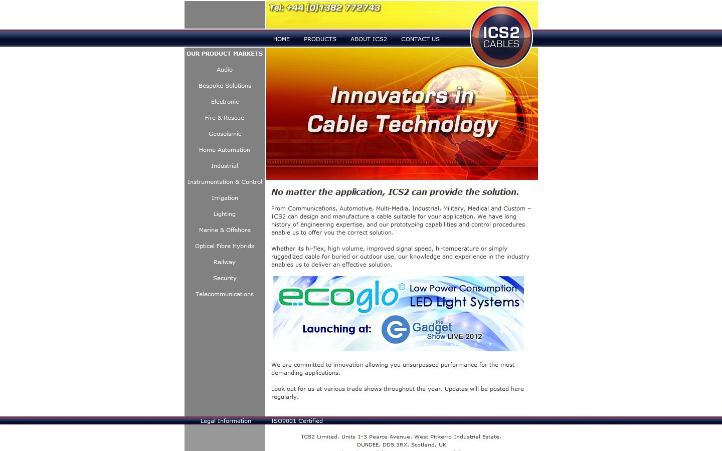 ICS2 Ltd Website