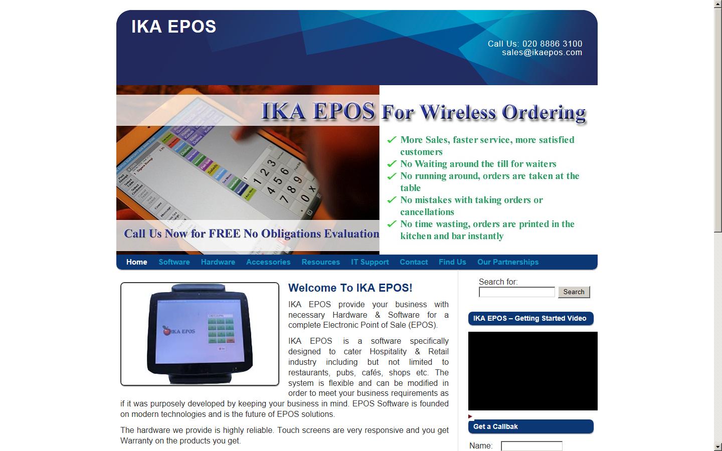 IKA EPoS Solutions Website