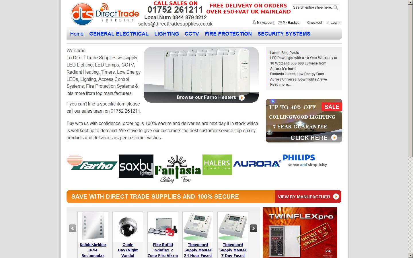 Direct Trade Supplies Website
