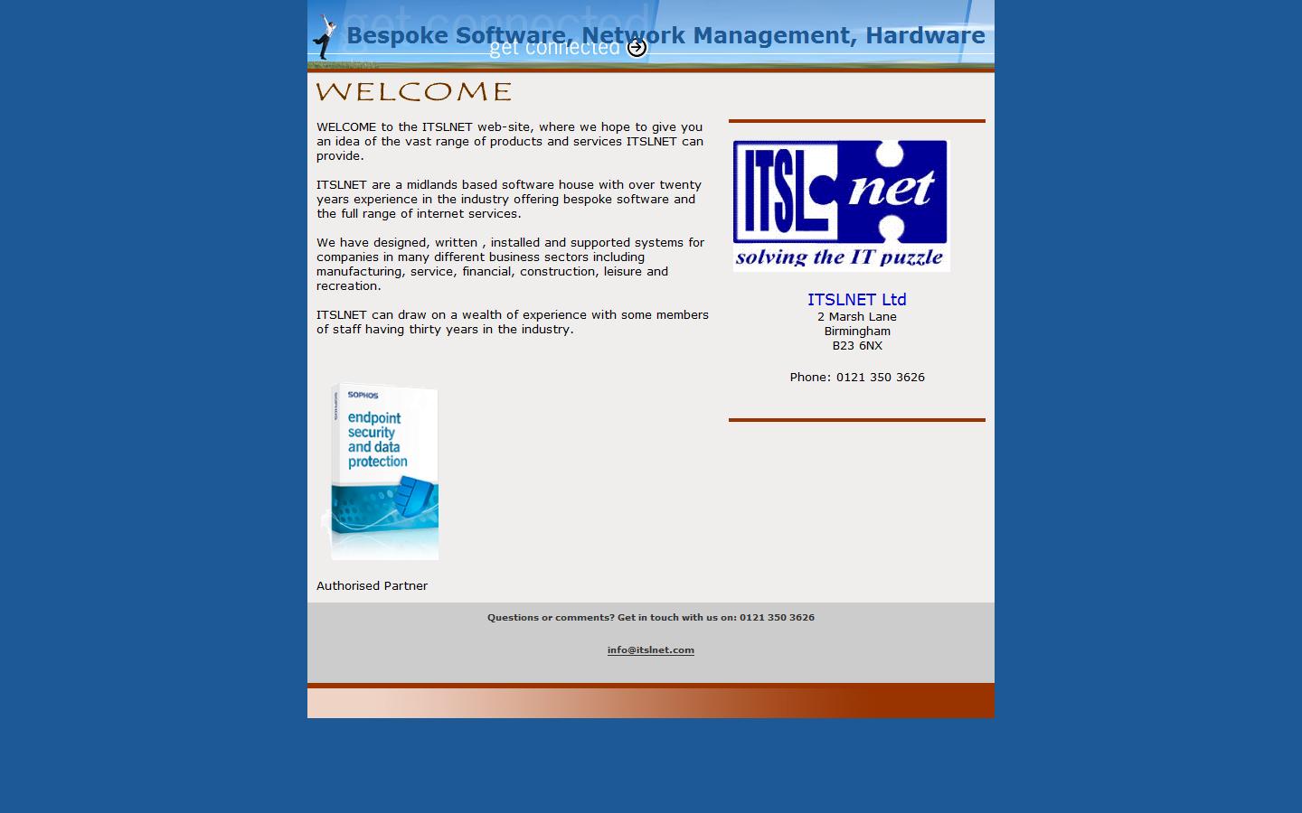 ITSLNET Ltd Website