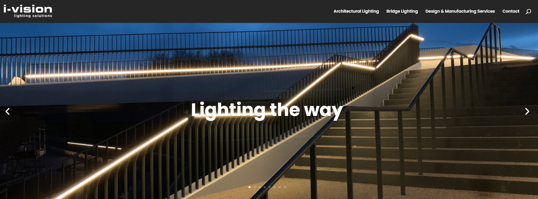 ivision Lighting solutions Ltd Website