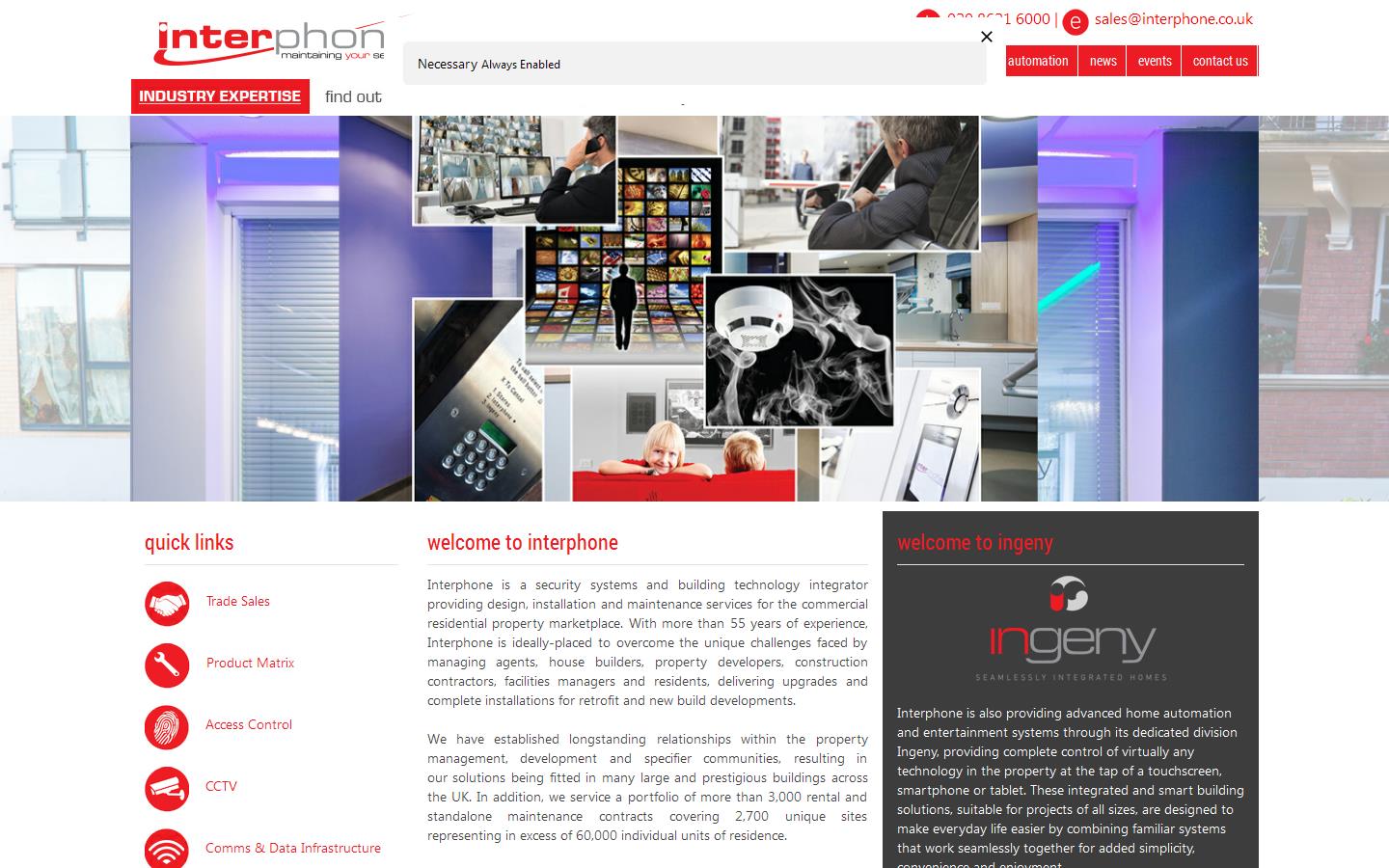 Interphone Ltd Website