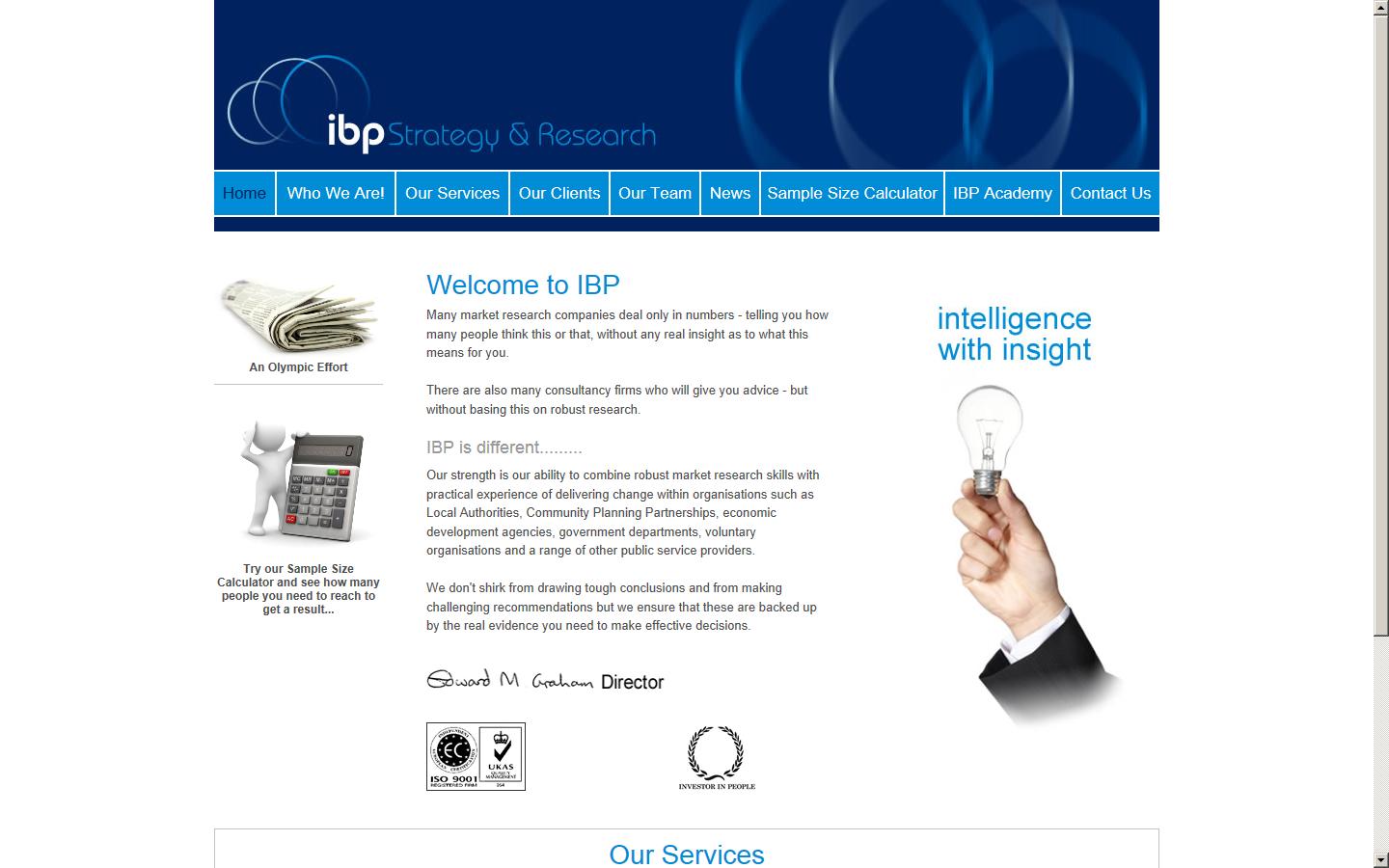IBP Strategy and Research Website