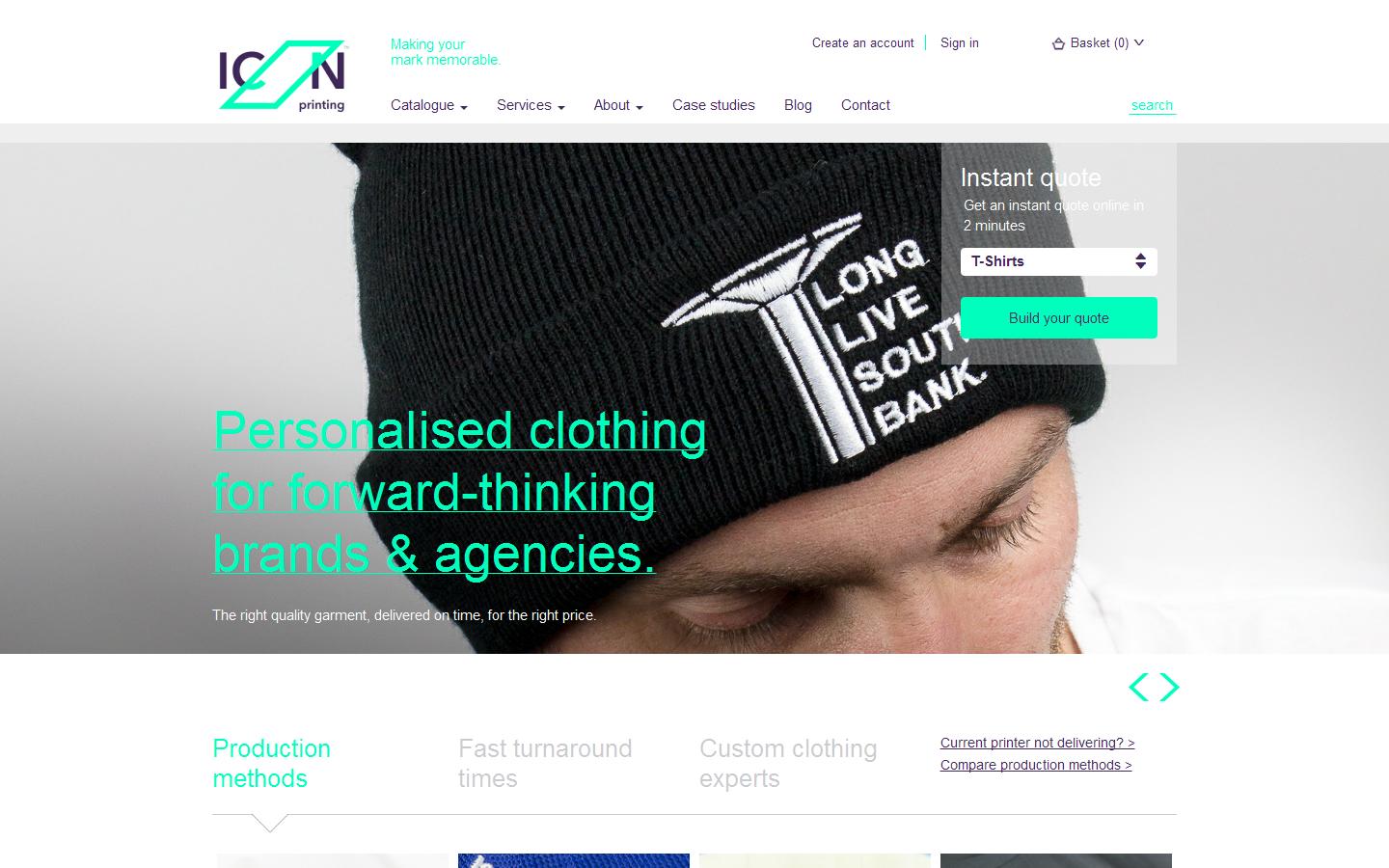 Icon Printing Website