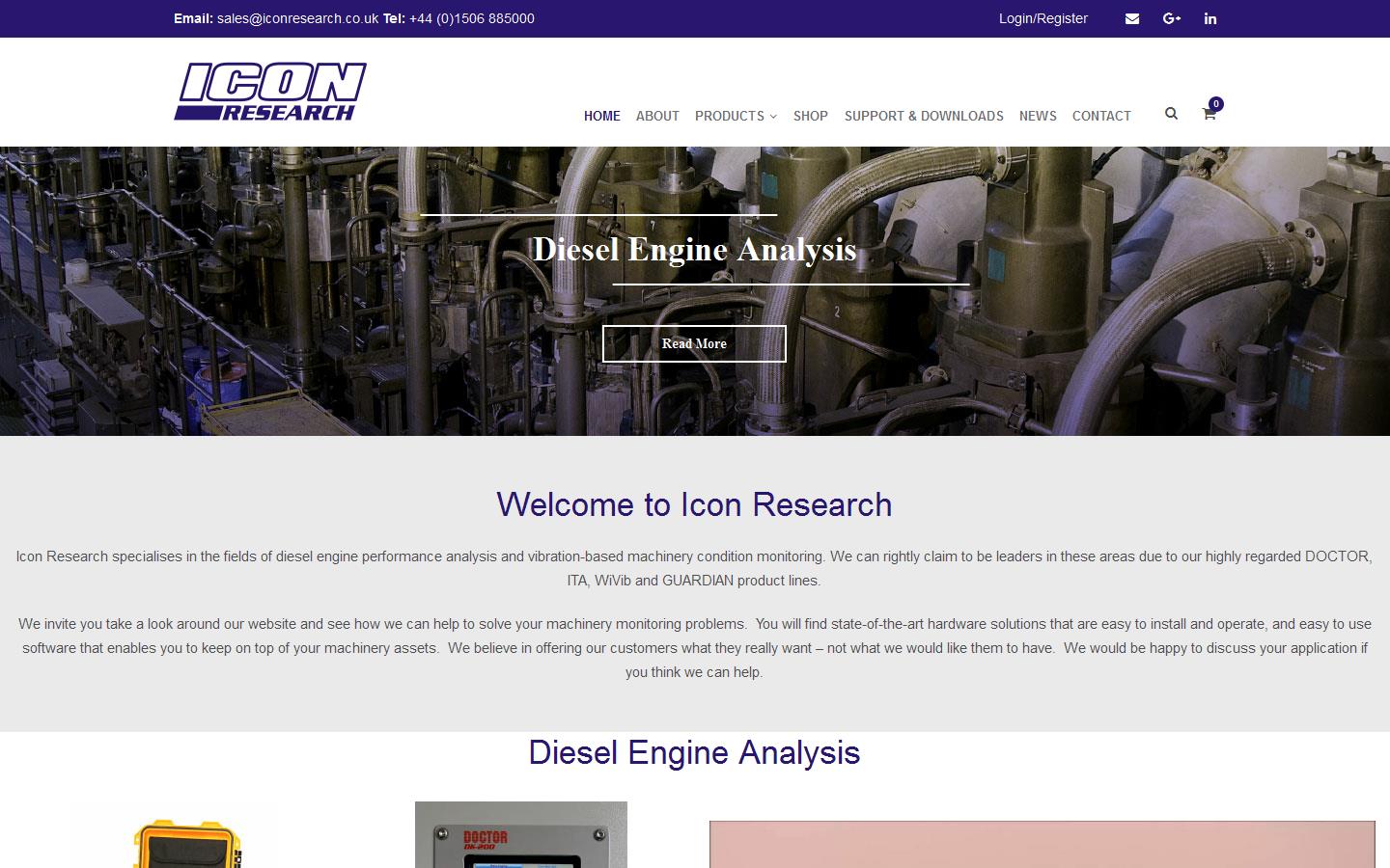Icon Research Ltd Website