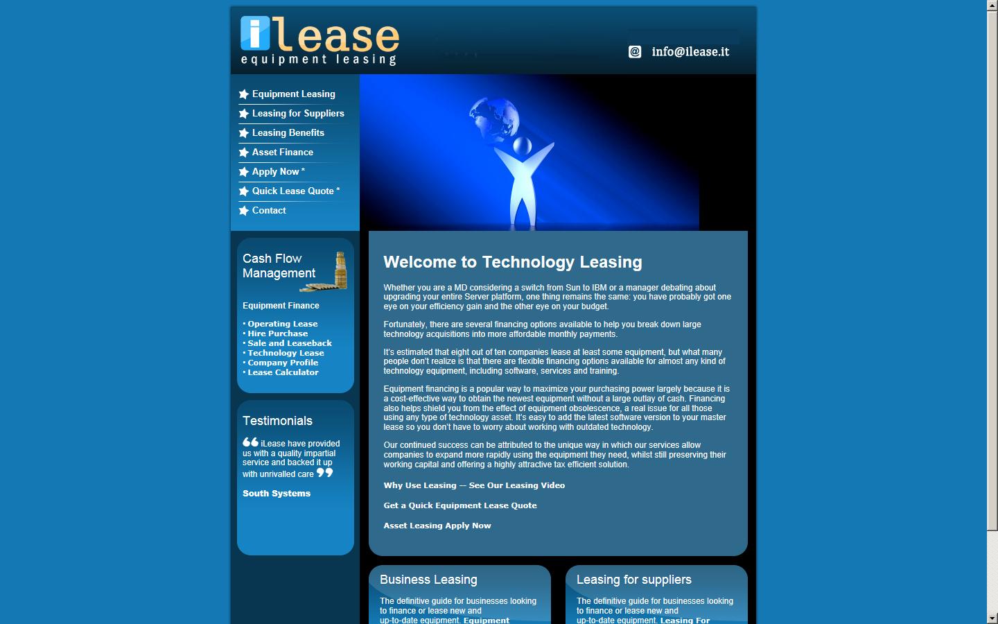 iLease Ltd Website