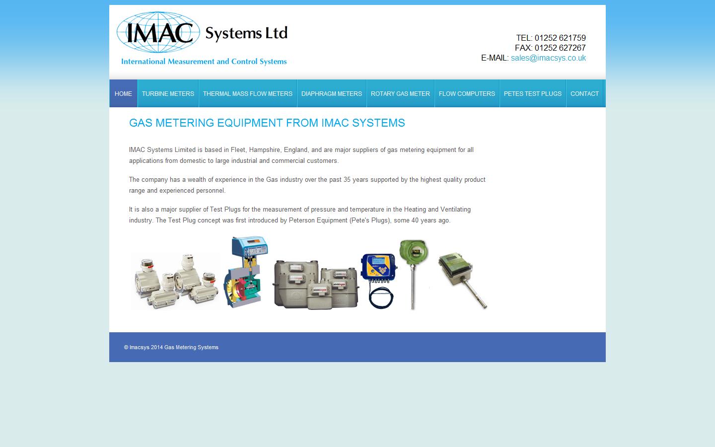 International Measurement and Control Systems Website