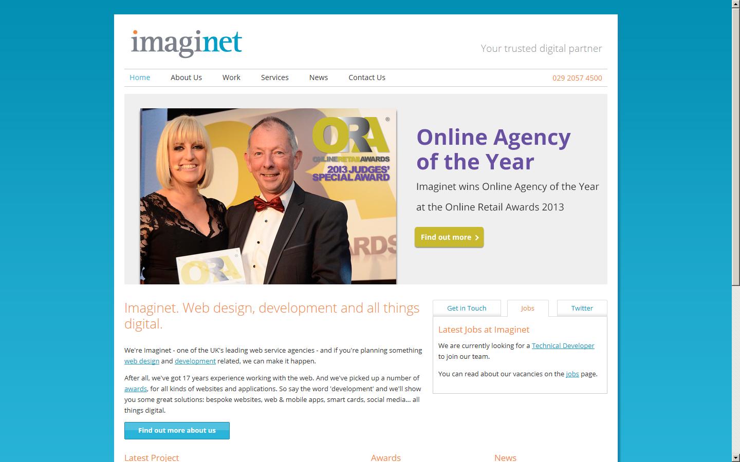 Imaginet Ltd Website