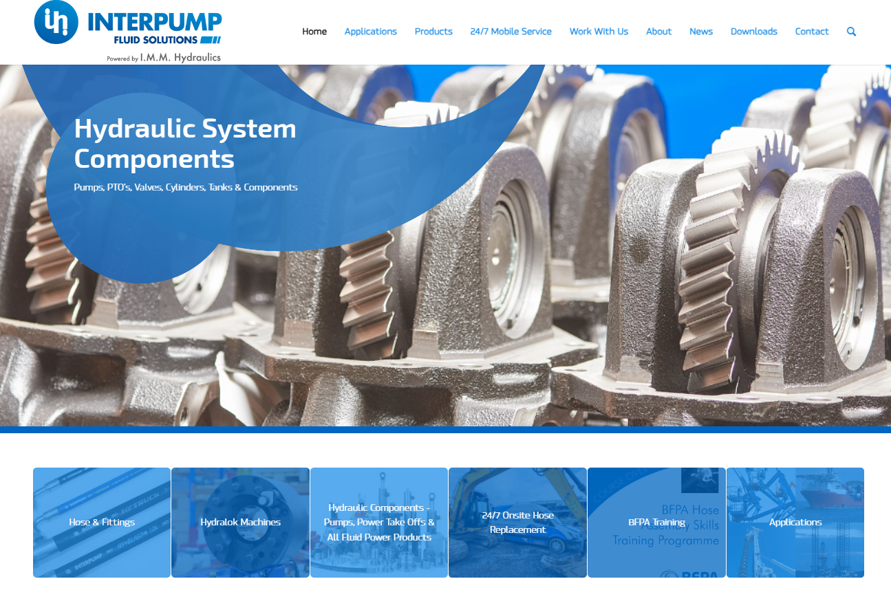 IMM Hydraulics (UK) Ltd Website