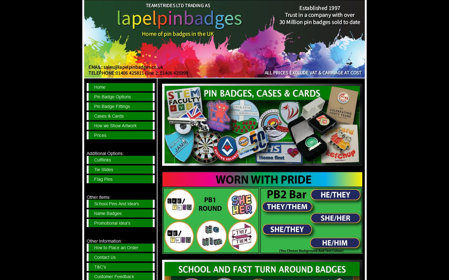 Lapel Pin Badges Website