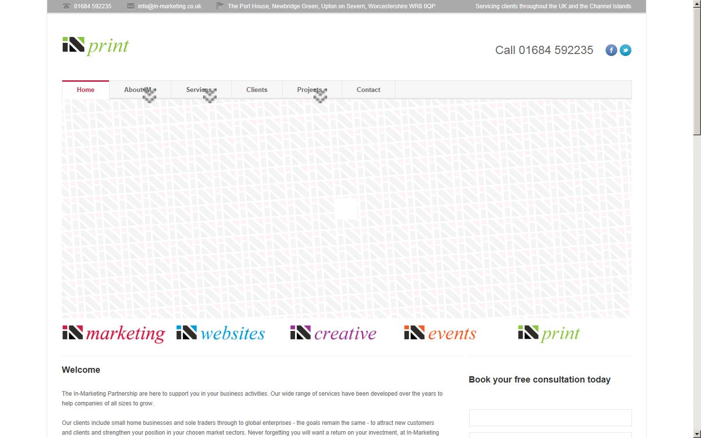 In-Marketing Partnership Website