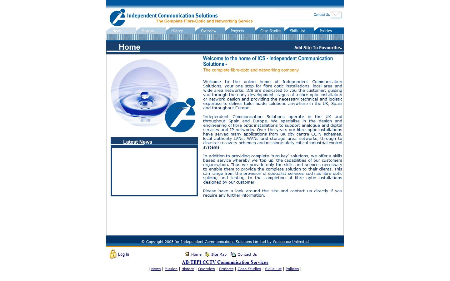 Independent Communication Solutions Ltd Website