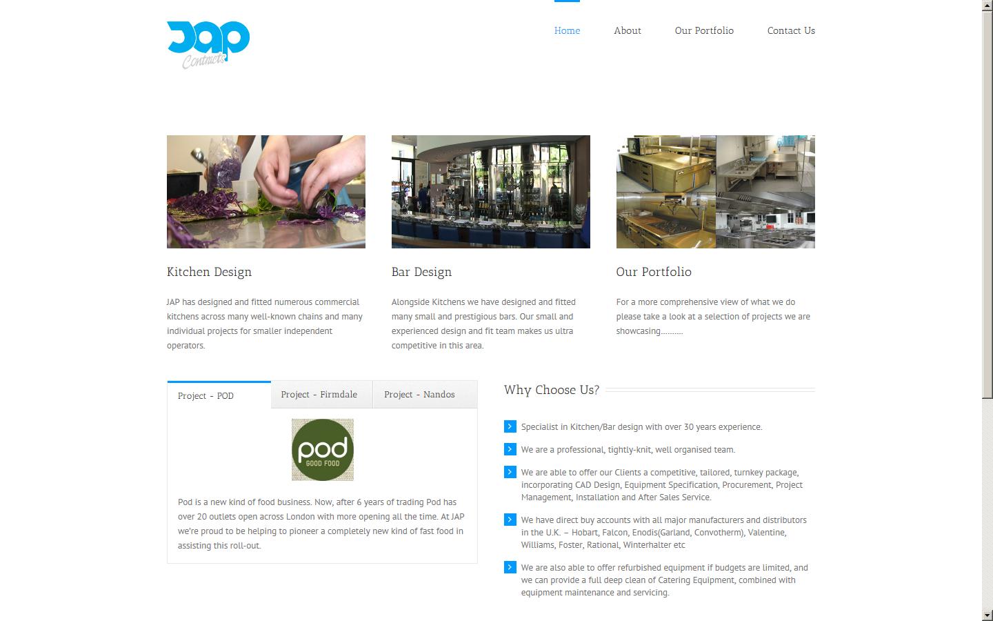 JAP Contracts Website