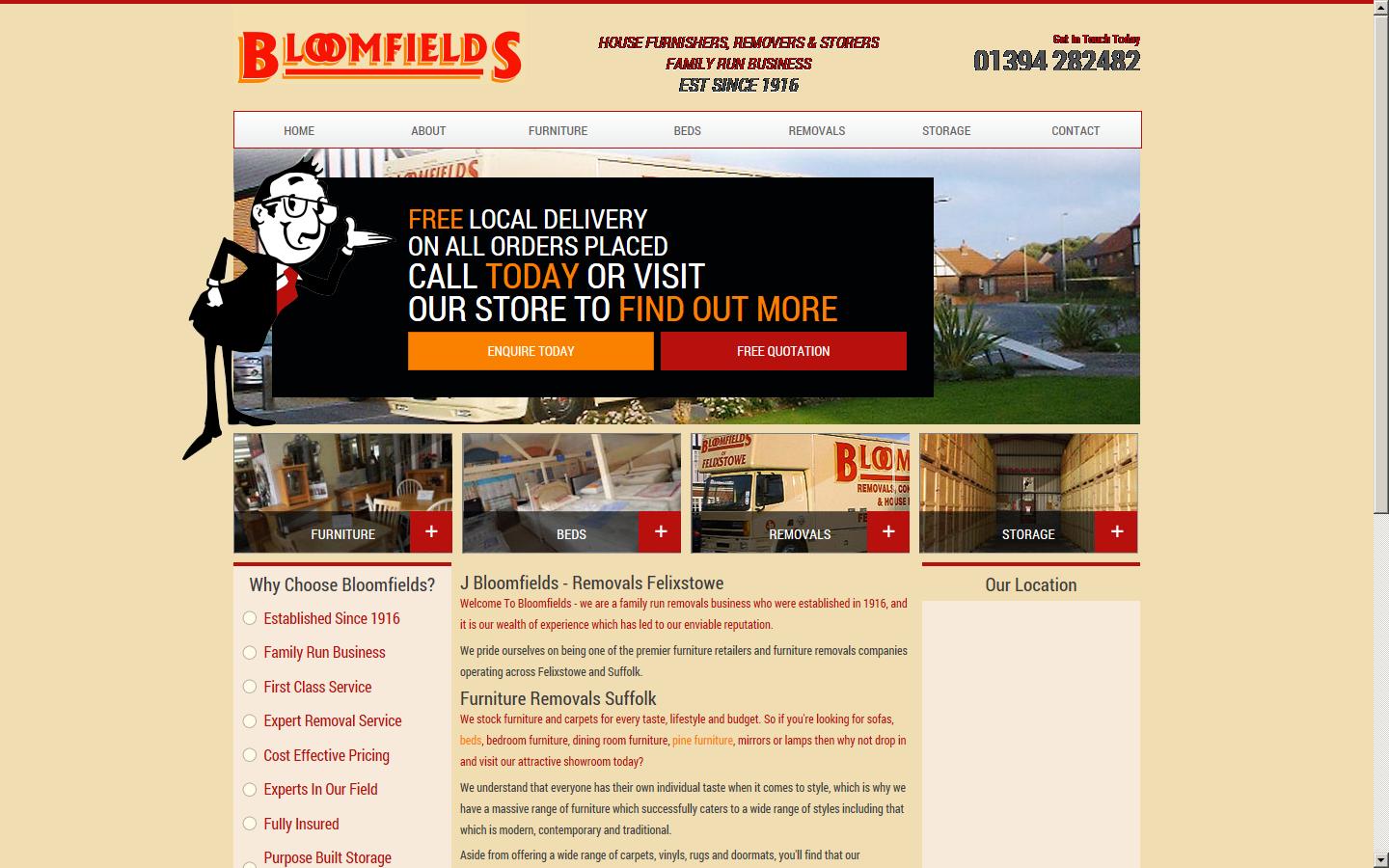 J Bloomfield & Sons Website