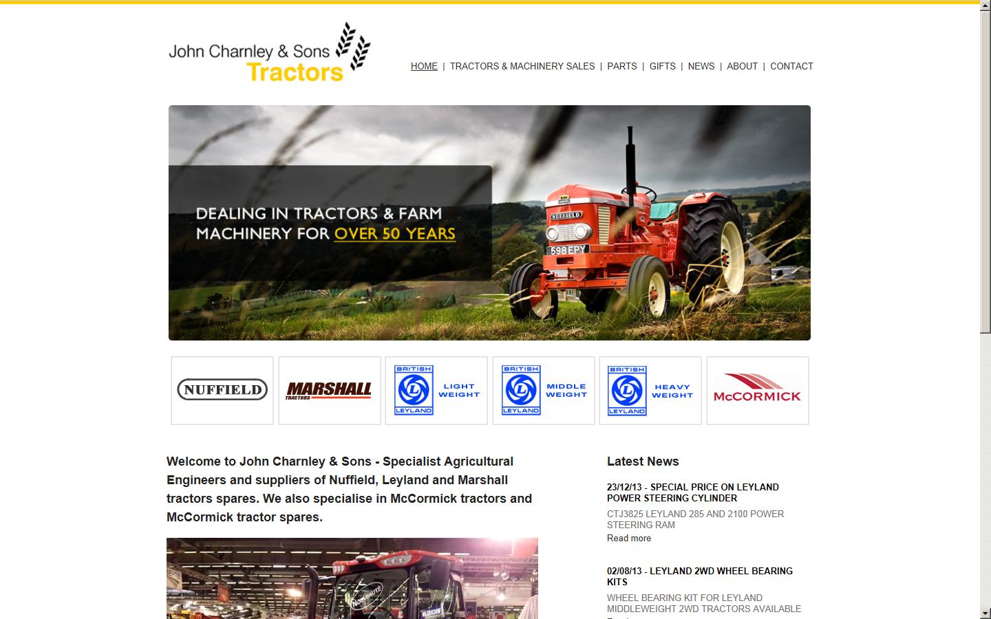 John Charnley & Sons Website
