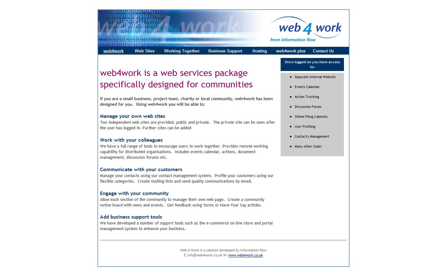 Information Flow Ltd Website