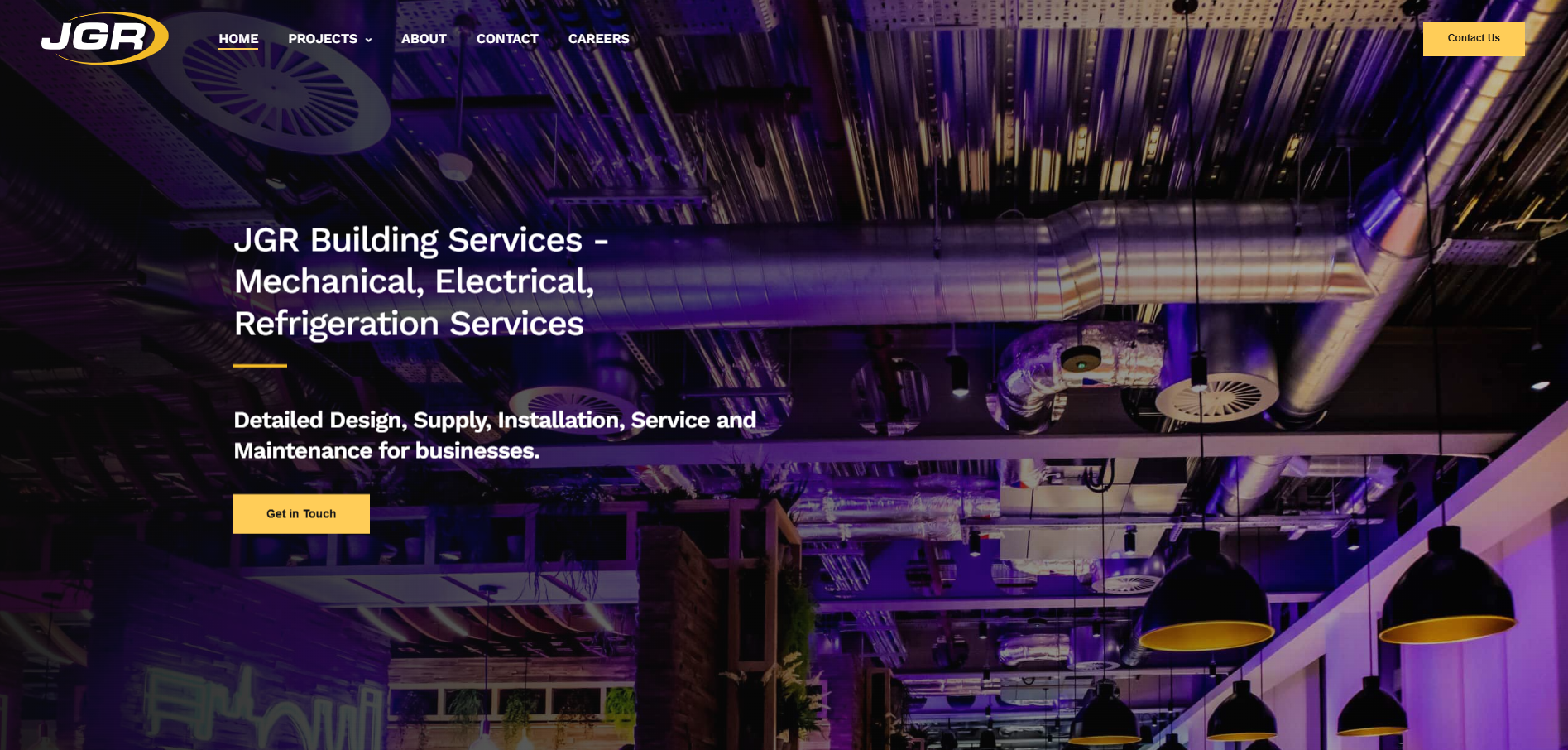 JGR Building Services Website
